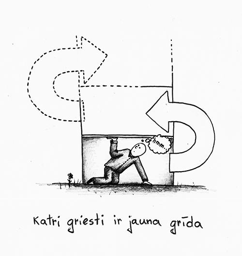 Katri griesti ir jauna grīda